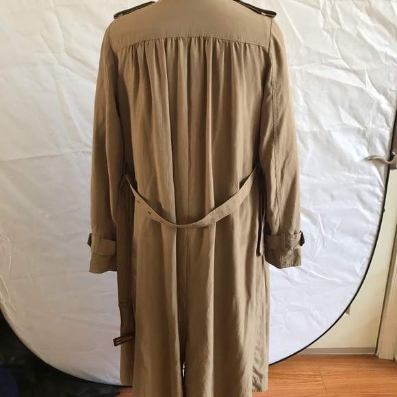 NEVER WORN ANTHROPOLOGIE light trench beige - S - Picture 6 of 7